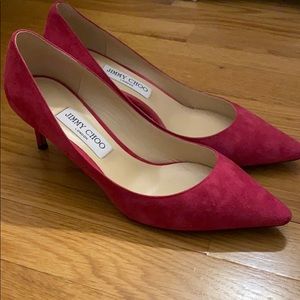 Jimmy Choo Romy 60mm Suede Pumps